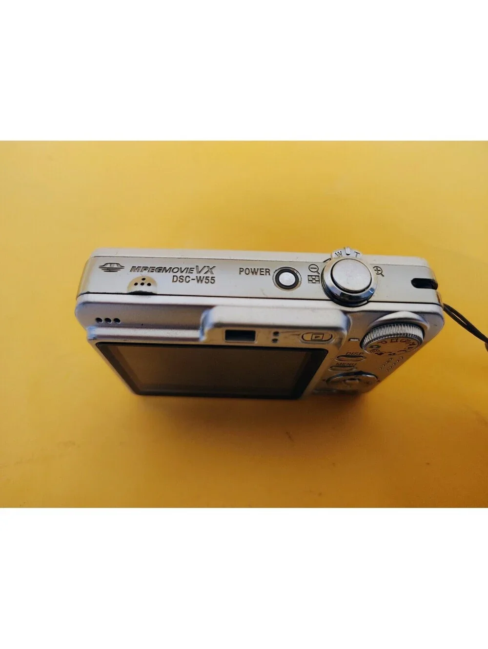 Sony Cyber-shot DSC-W55 7.2MP Digital Camera Silver Carl Zeiss 3x Optical Zoom